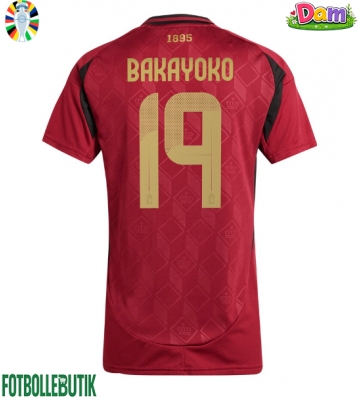 Belgien Johan Bakayoko #19 Hemmatröja Kvinnor EM 2024 Kortärmad